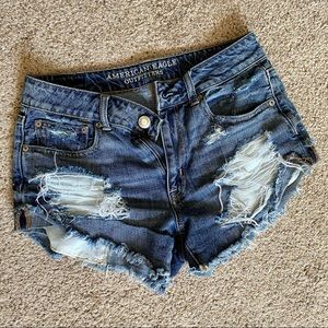 American Eagle Hi-Rise Festival Shorts
